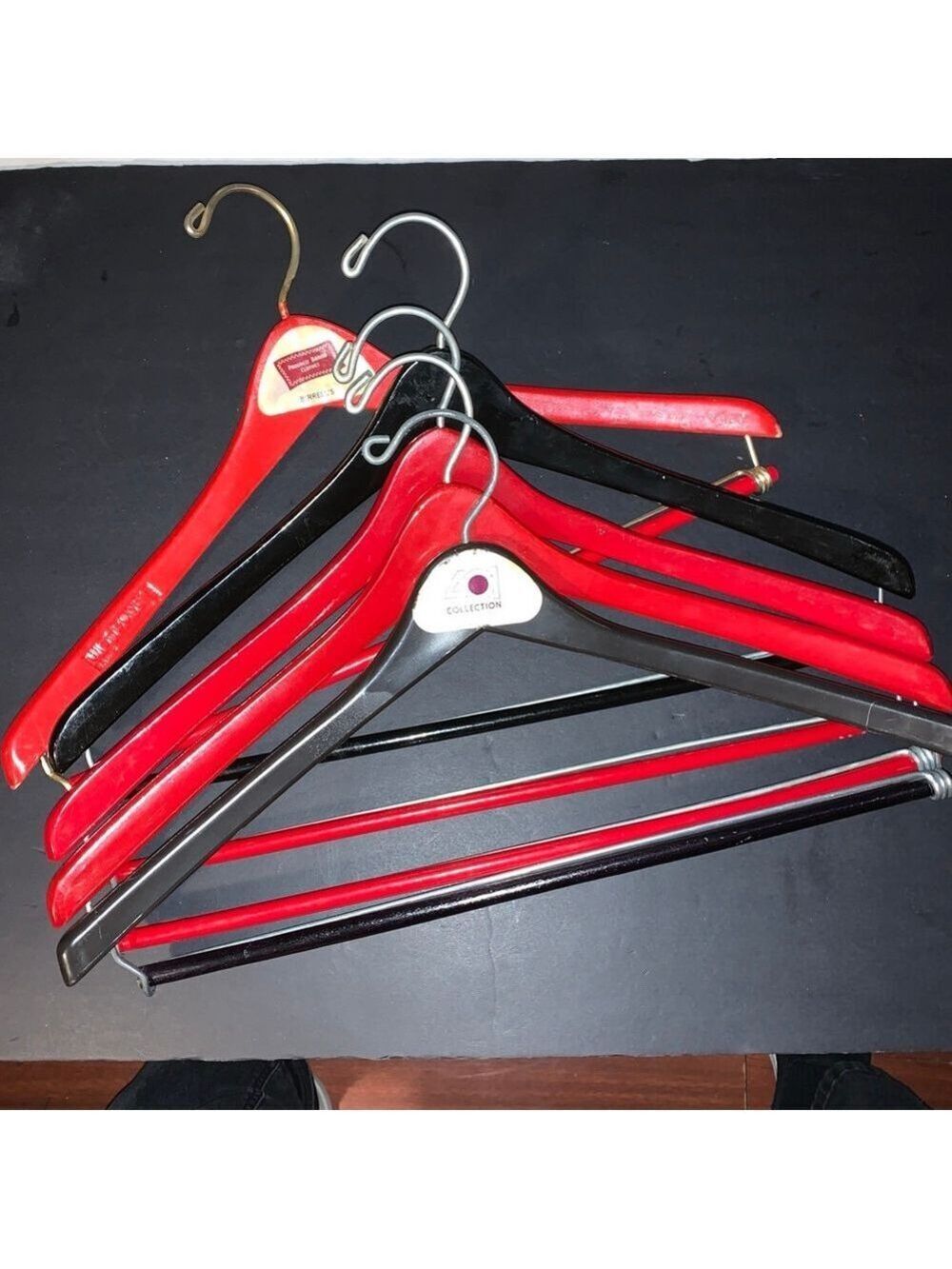 Unbranded Closet Accessories One Size Red Black Hangers